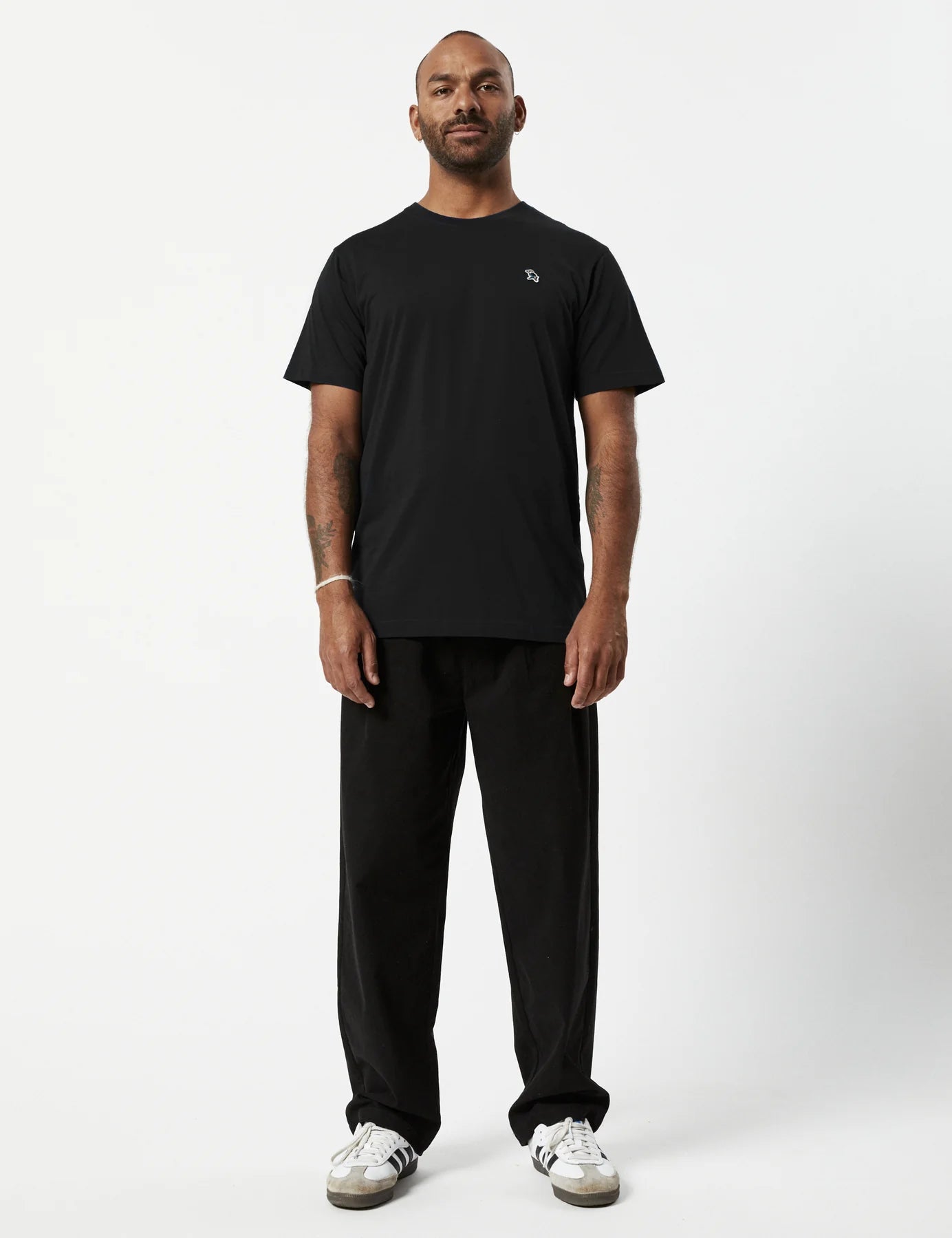 MR SIMPLE Chapman Tee Kooka black