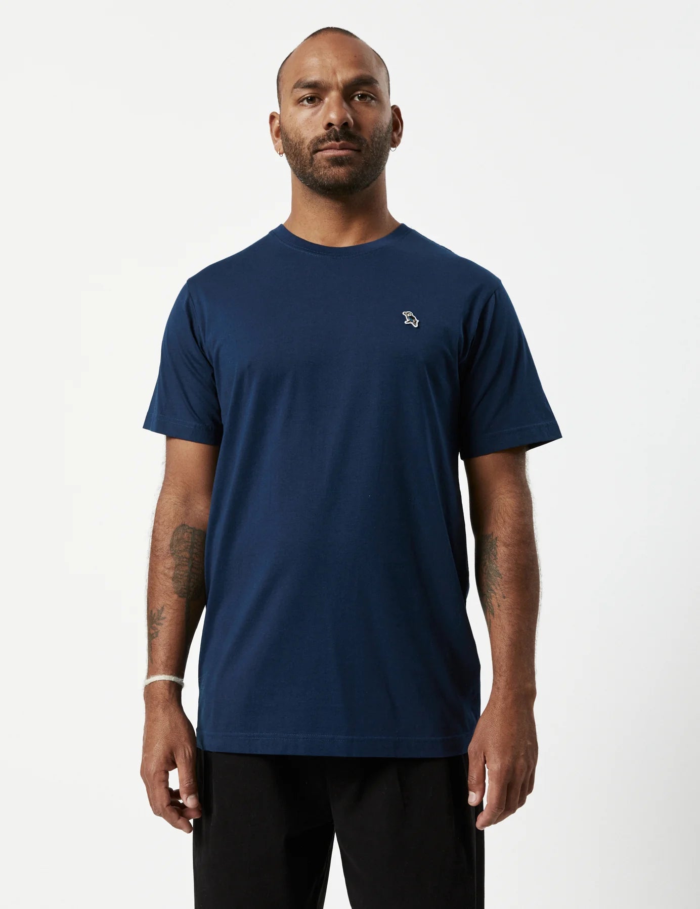 MR SIMPLE Chapman Tee Kooka navy