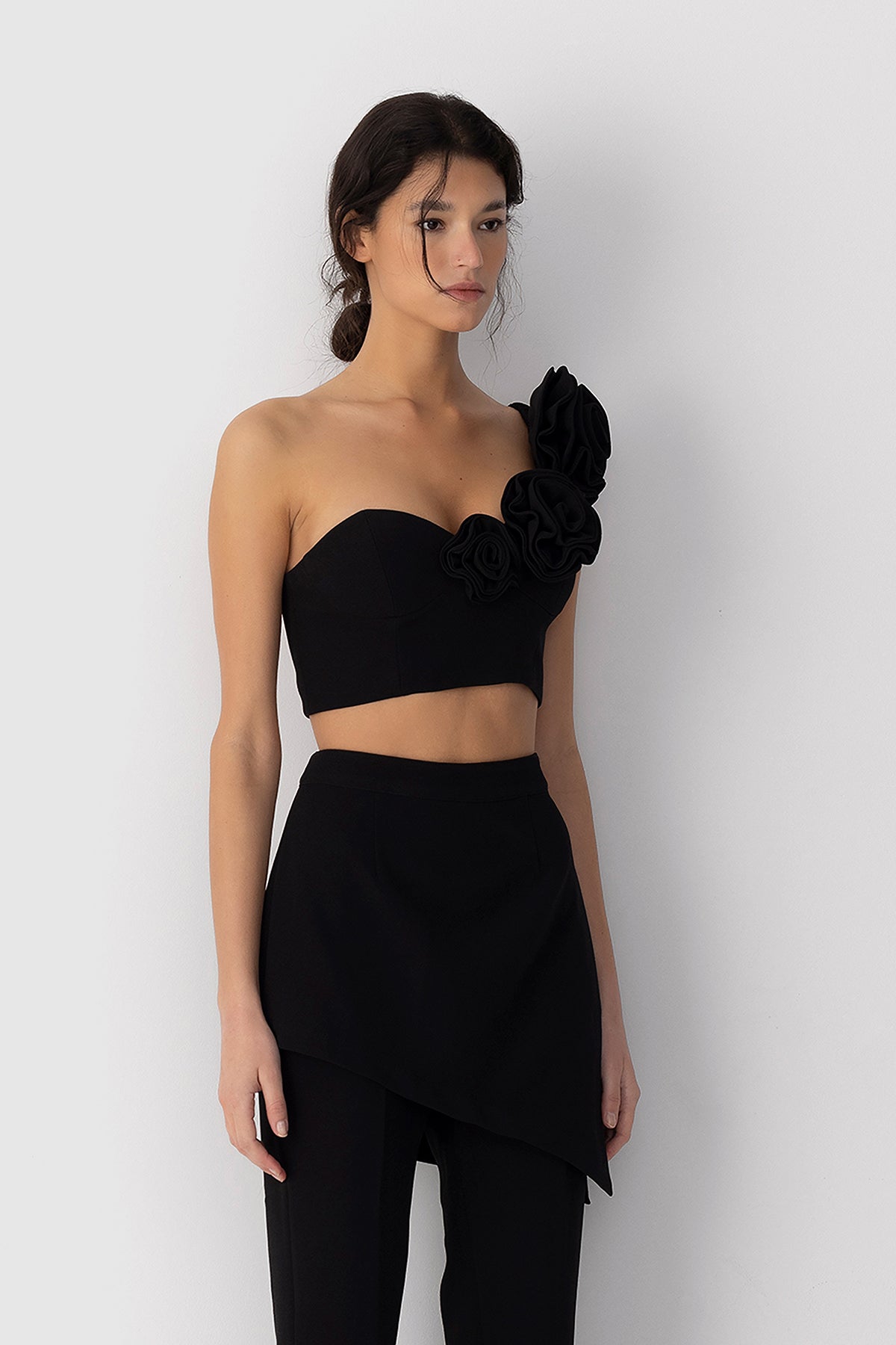 THE WOLF GANG Flores Bustier noir