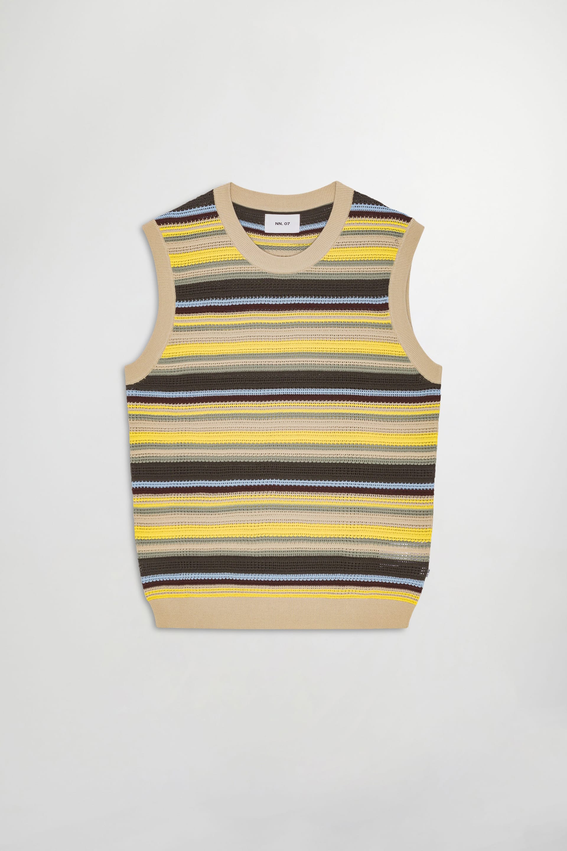NN07 Huxley Knitted Top multi stripe