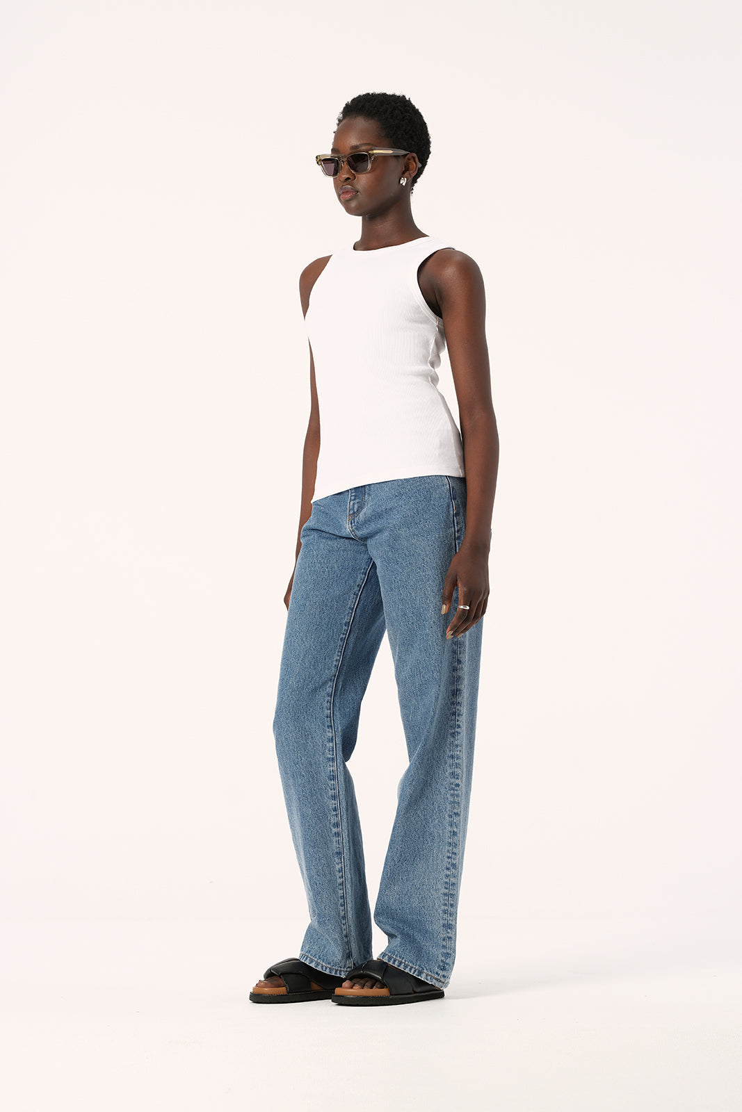 ELKA COLLECTIVE Nola Tank white