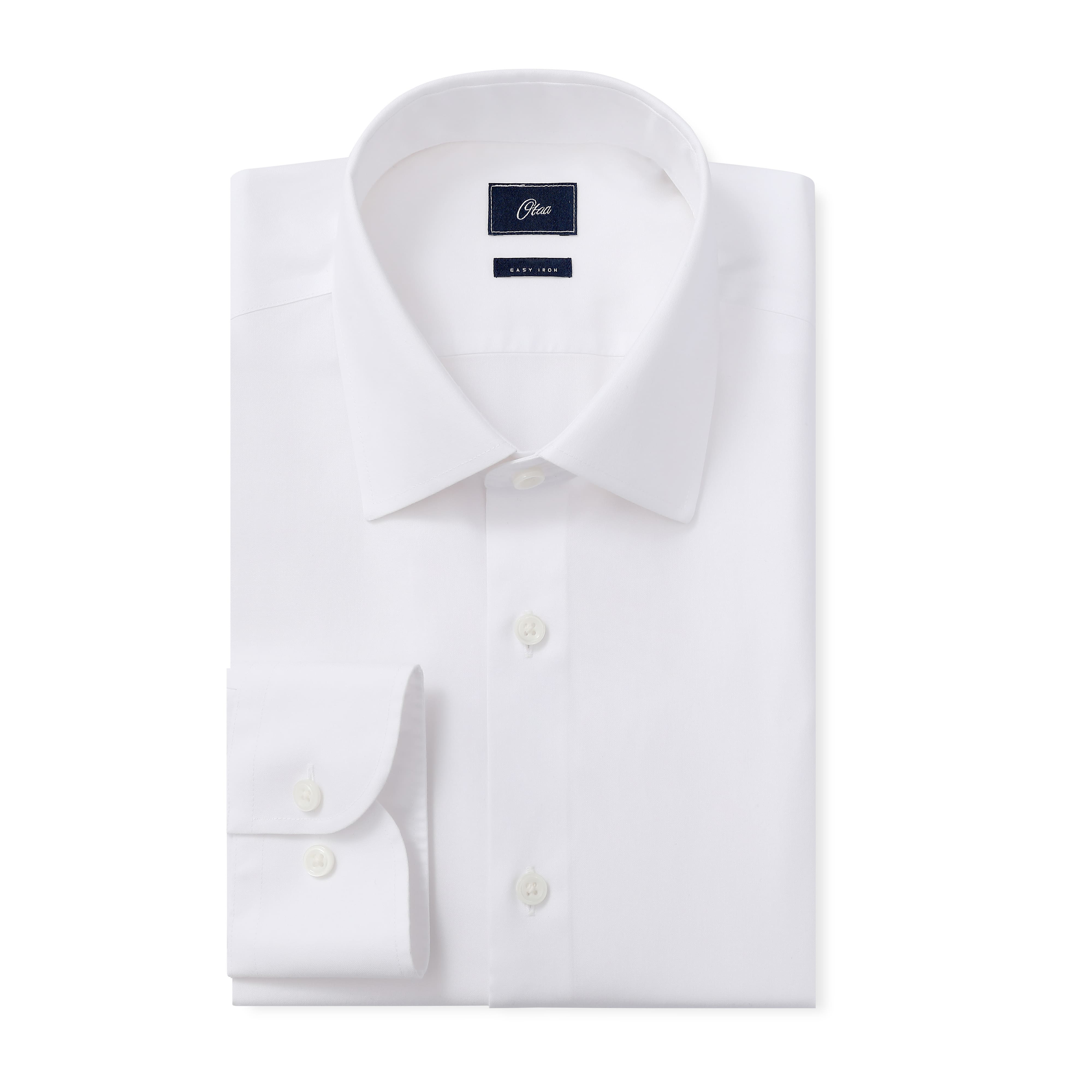 OTAA Slim Fit Cotton Shirt white