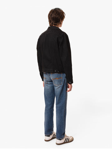 NUDIE JEANS Danny Rinsed Denim Jacket black