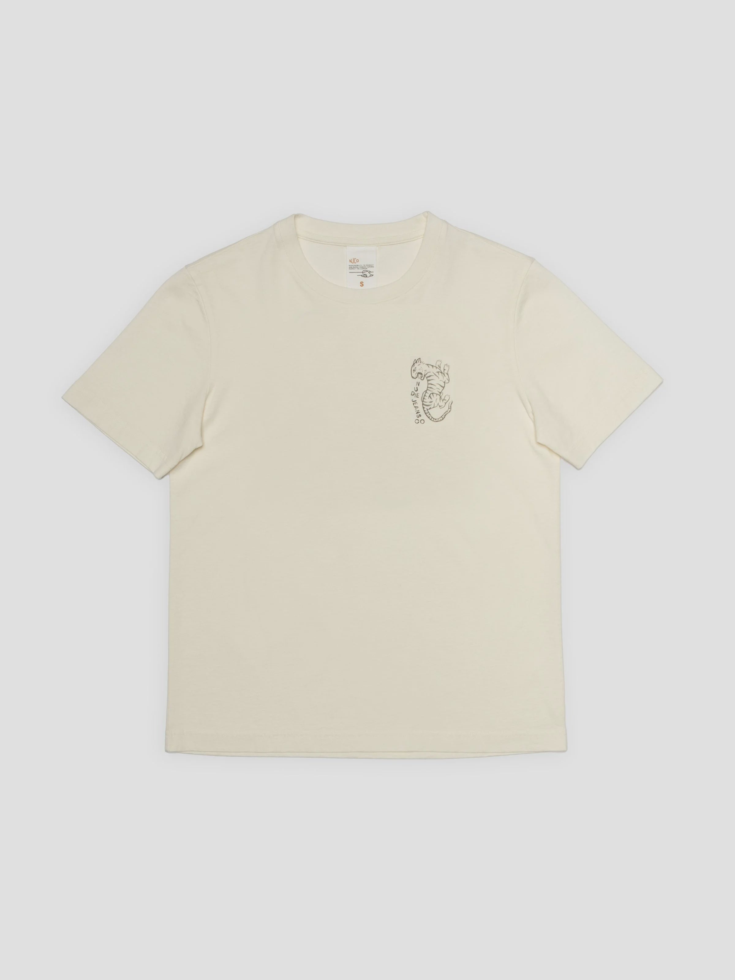 NUDIE JEANS CO Joni Wrong Place T-Shirt off white