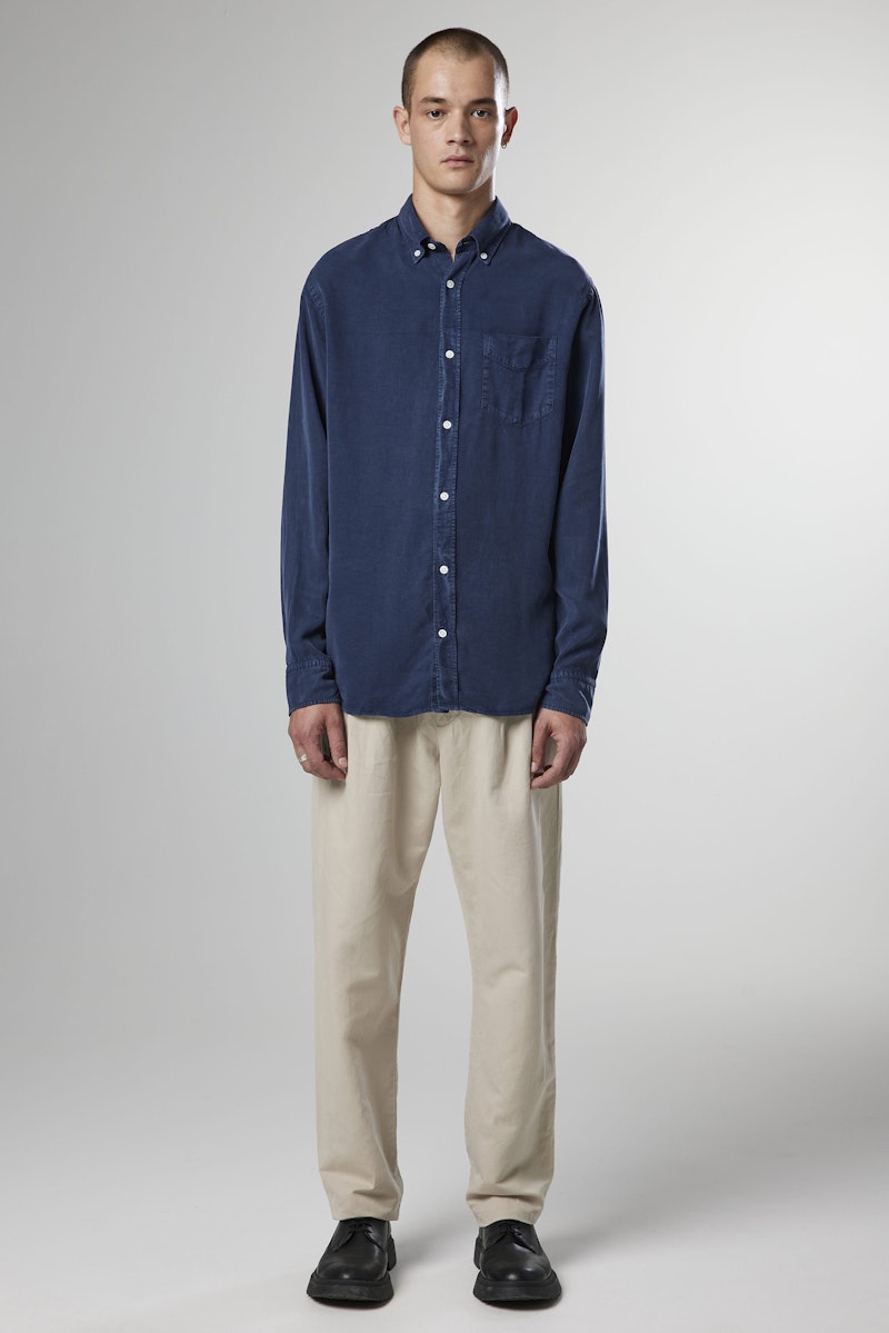 NN07 Levon Shirt true blue