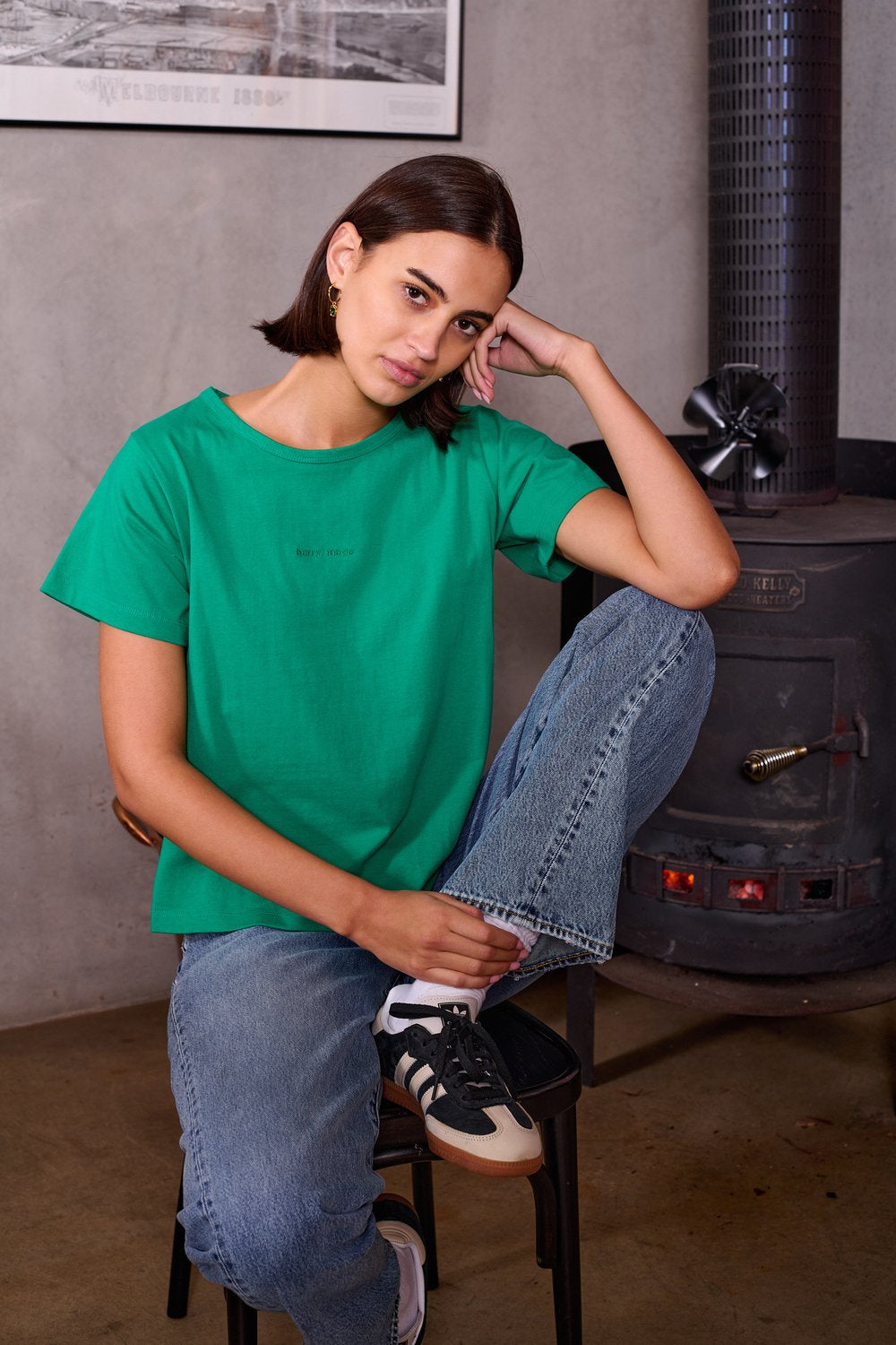 BARRY MADE Barry Tee green