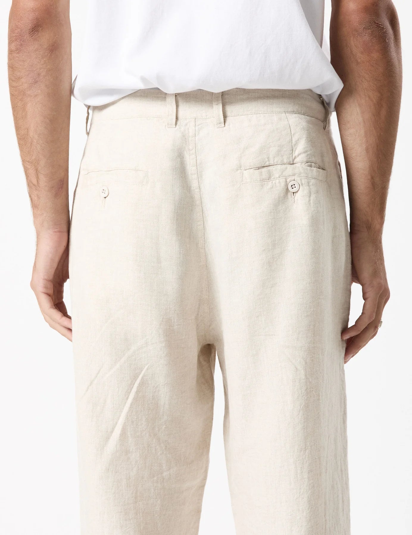 MR SIMPLE Brooklyn Linen Pant natural
