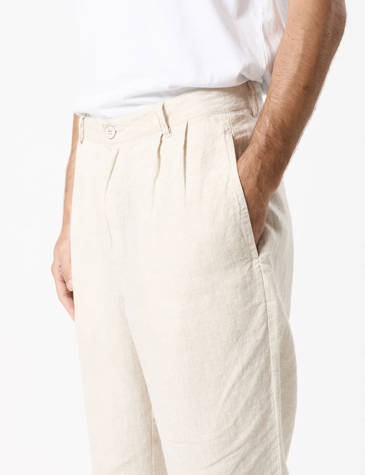MR SIMPLE Brooklyn Linen Pant natural
