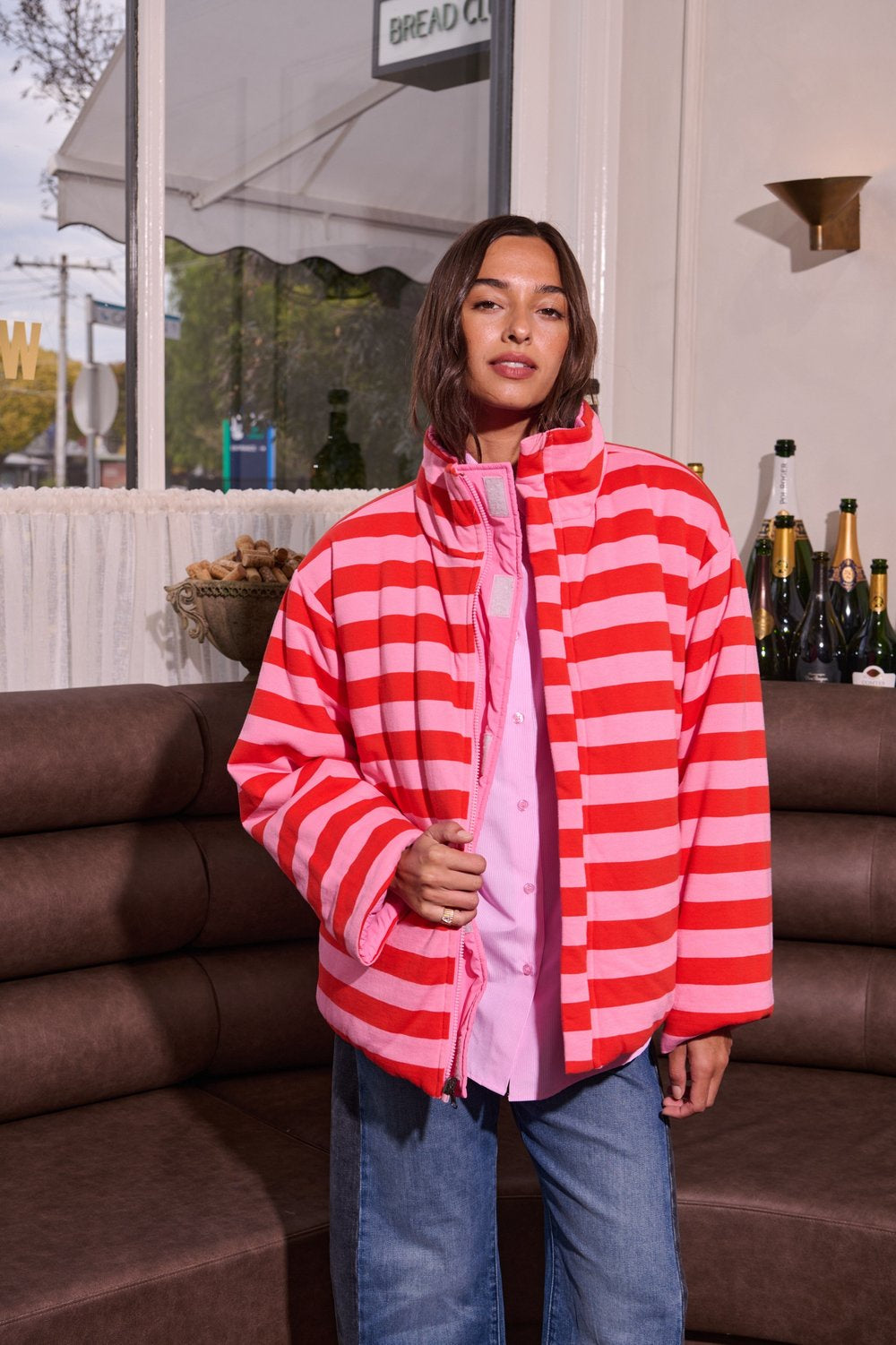 BARRY MADE Fog Jacket pink orange