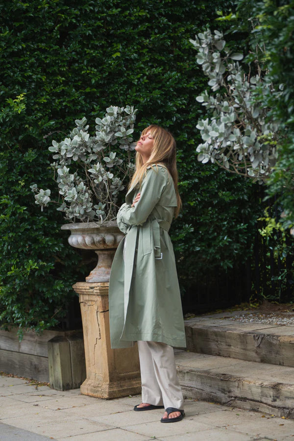 CABLE MELBOURNE Luna Trench sage