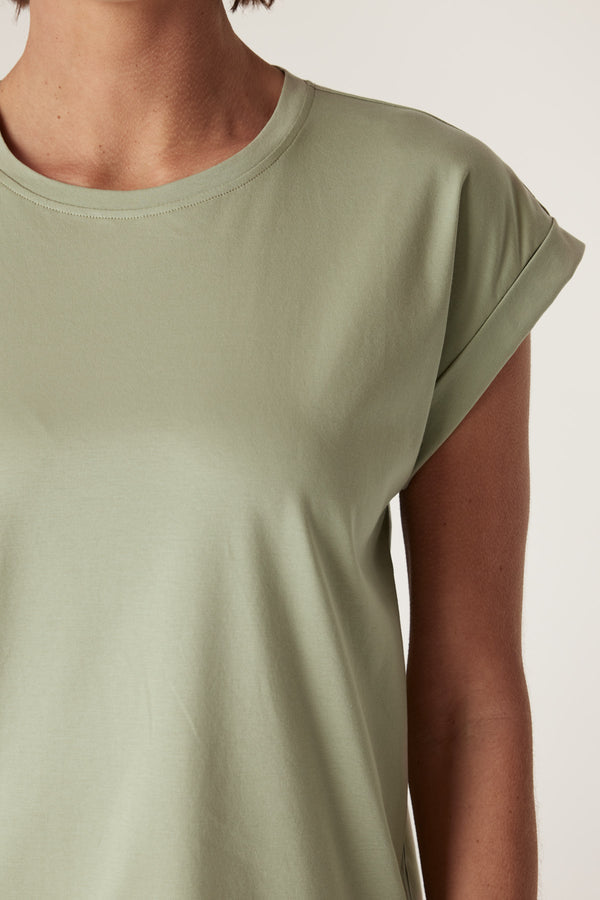 CABLE MELBOURNE Pima Tee sage