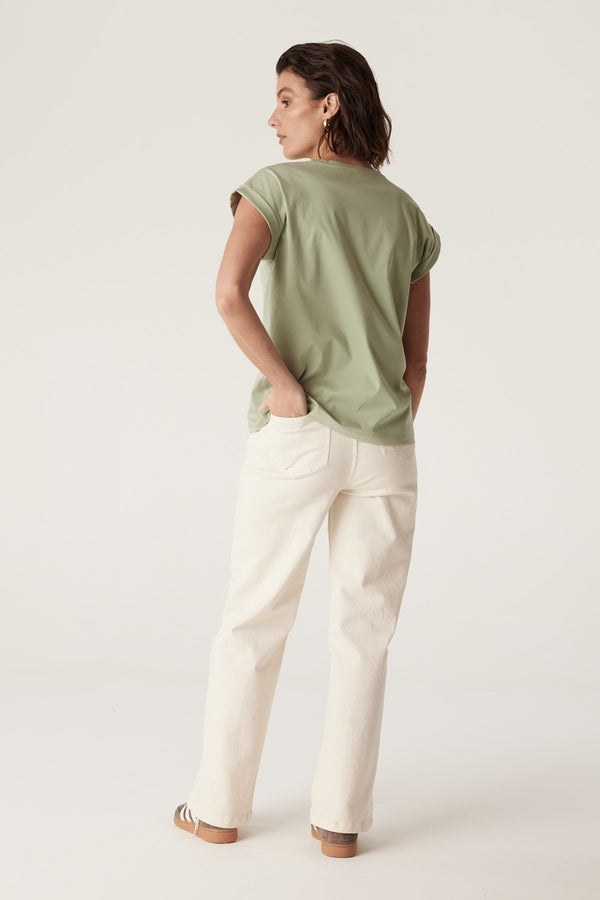 CABLE MELBOURNE Pima Tee sage