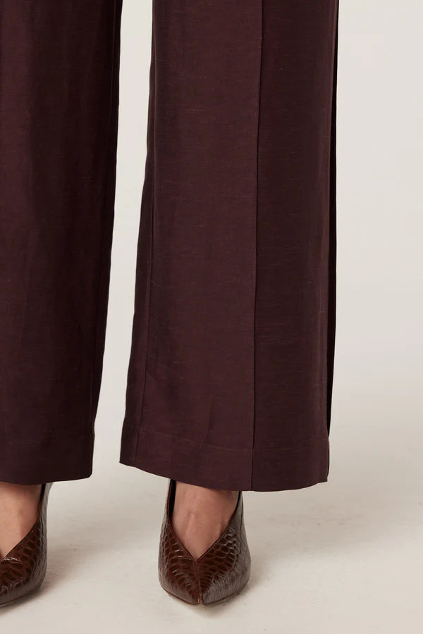 CABLE MELBOURNE Goldie Pant raisin