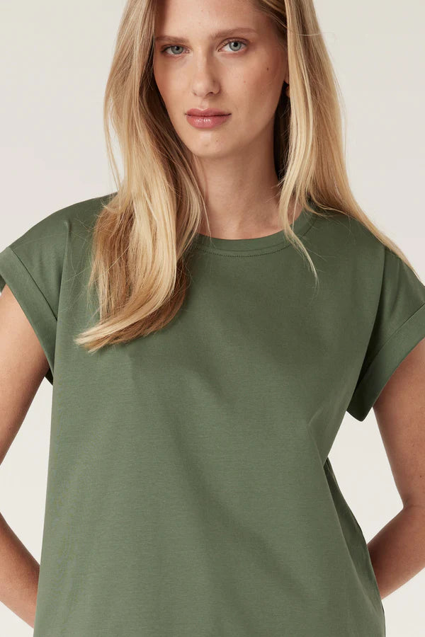 CABLE MELBOURNE Pima Tee khaki