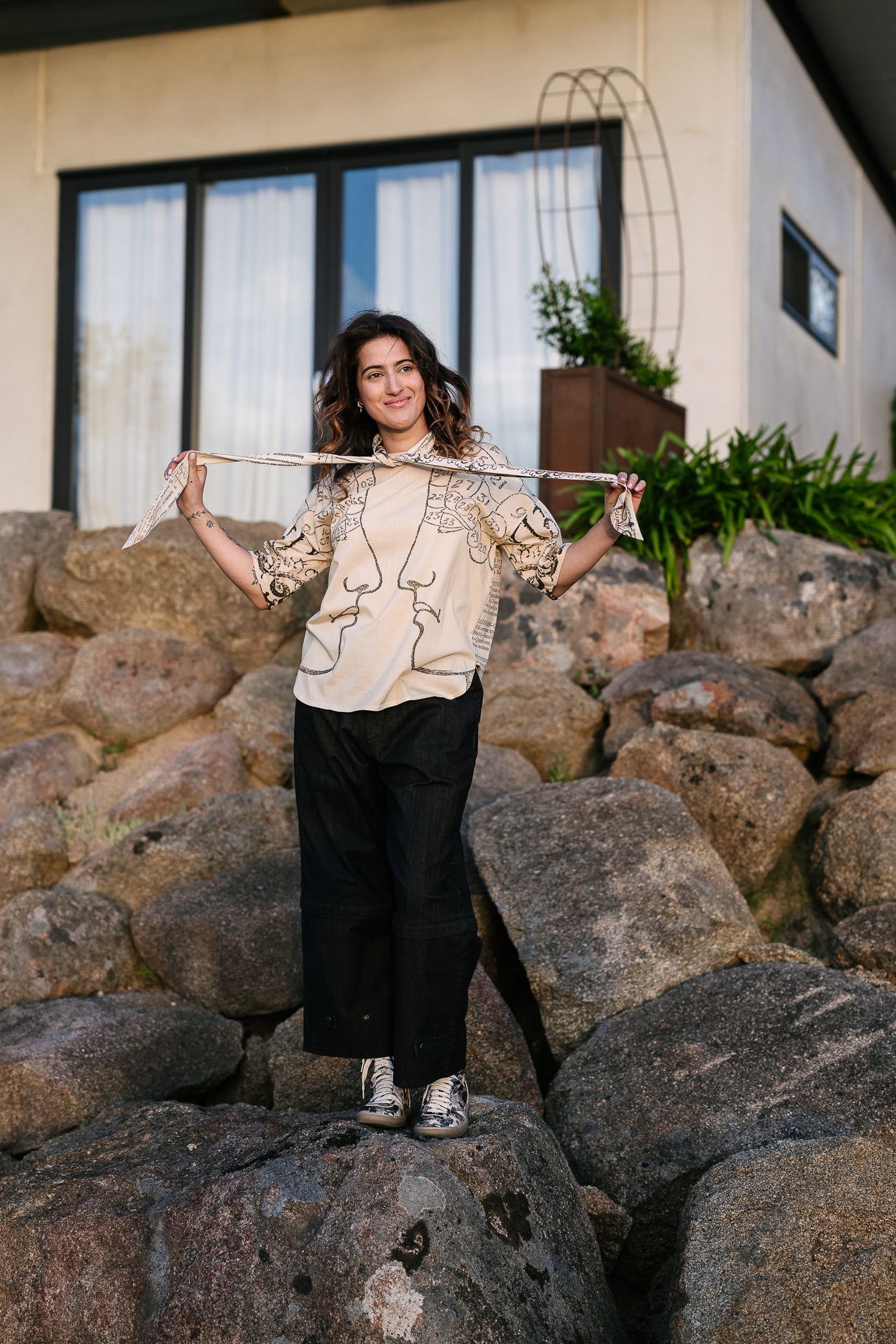 CIRCULAR by MAUD ALICE DAINTY Phrenology Top tippy