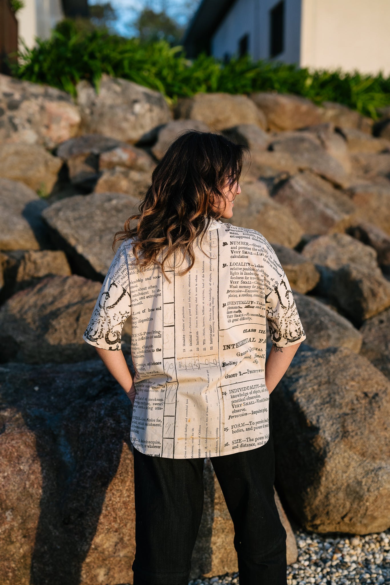 CIRCULAR by MAUD ALICE DAINTY Phrenology Top tippy