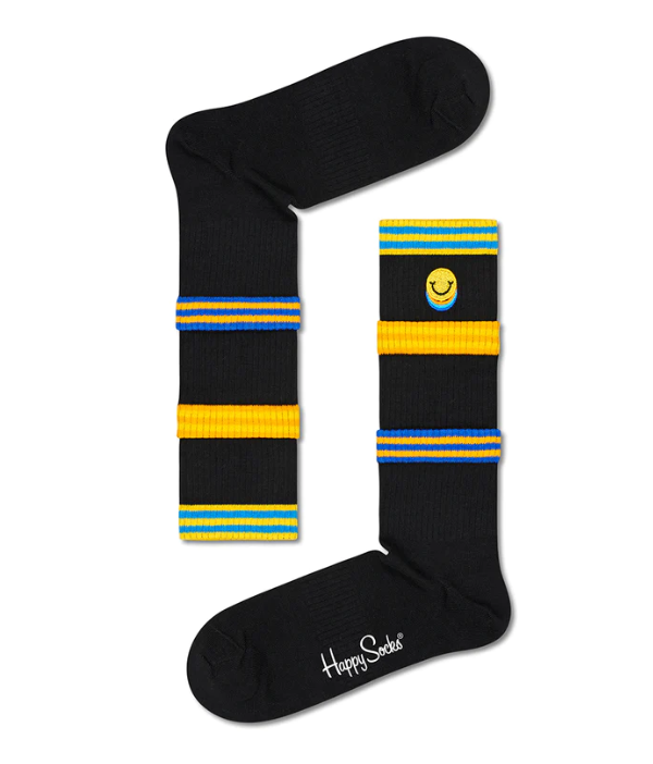 HAPPY SOCKS Colours Cuff Thin Sneaker Socks