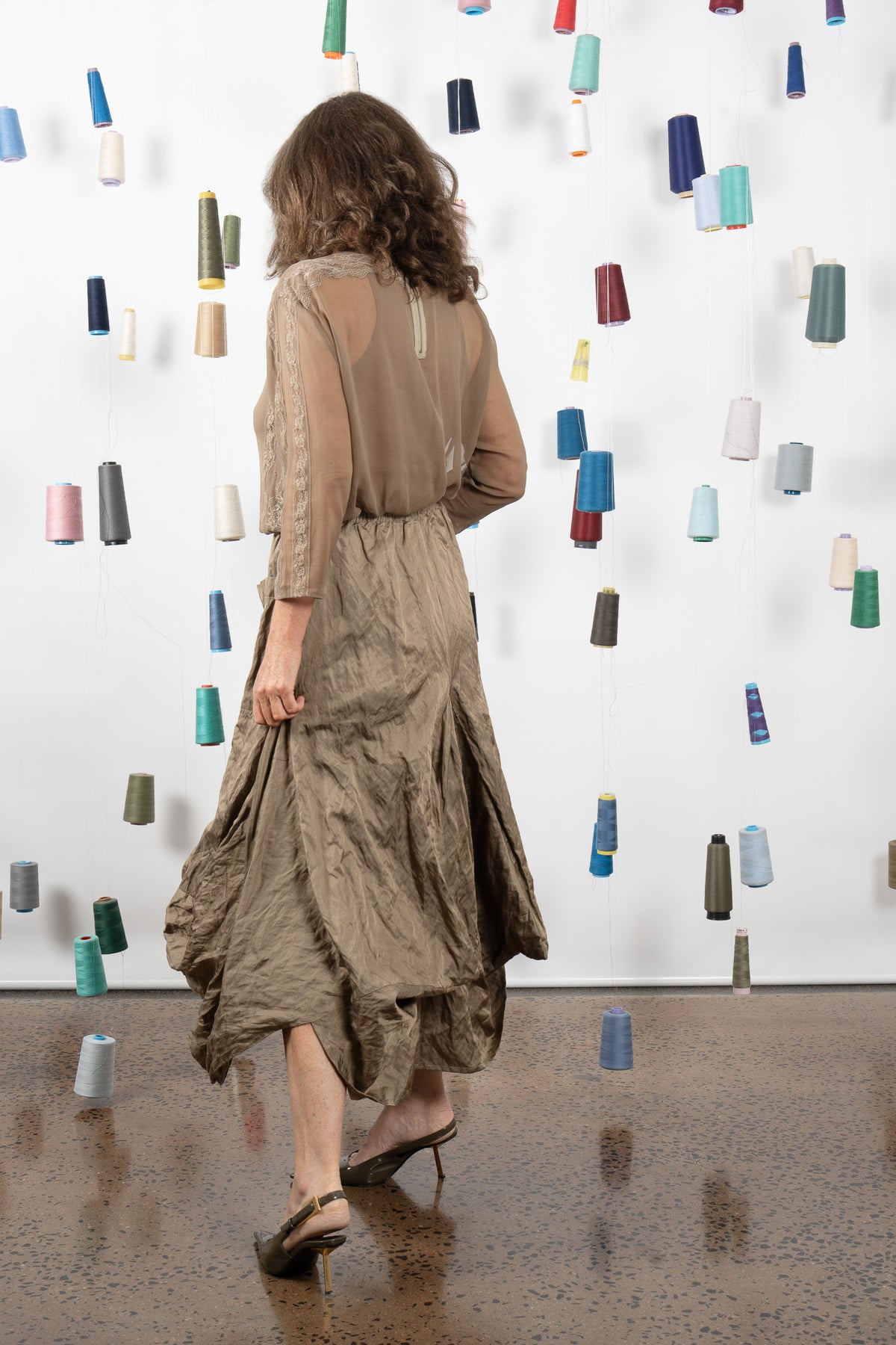 M.A DAINTY Montclair Skirt olive