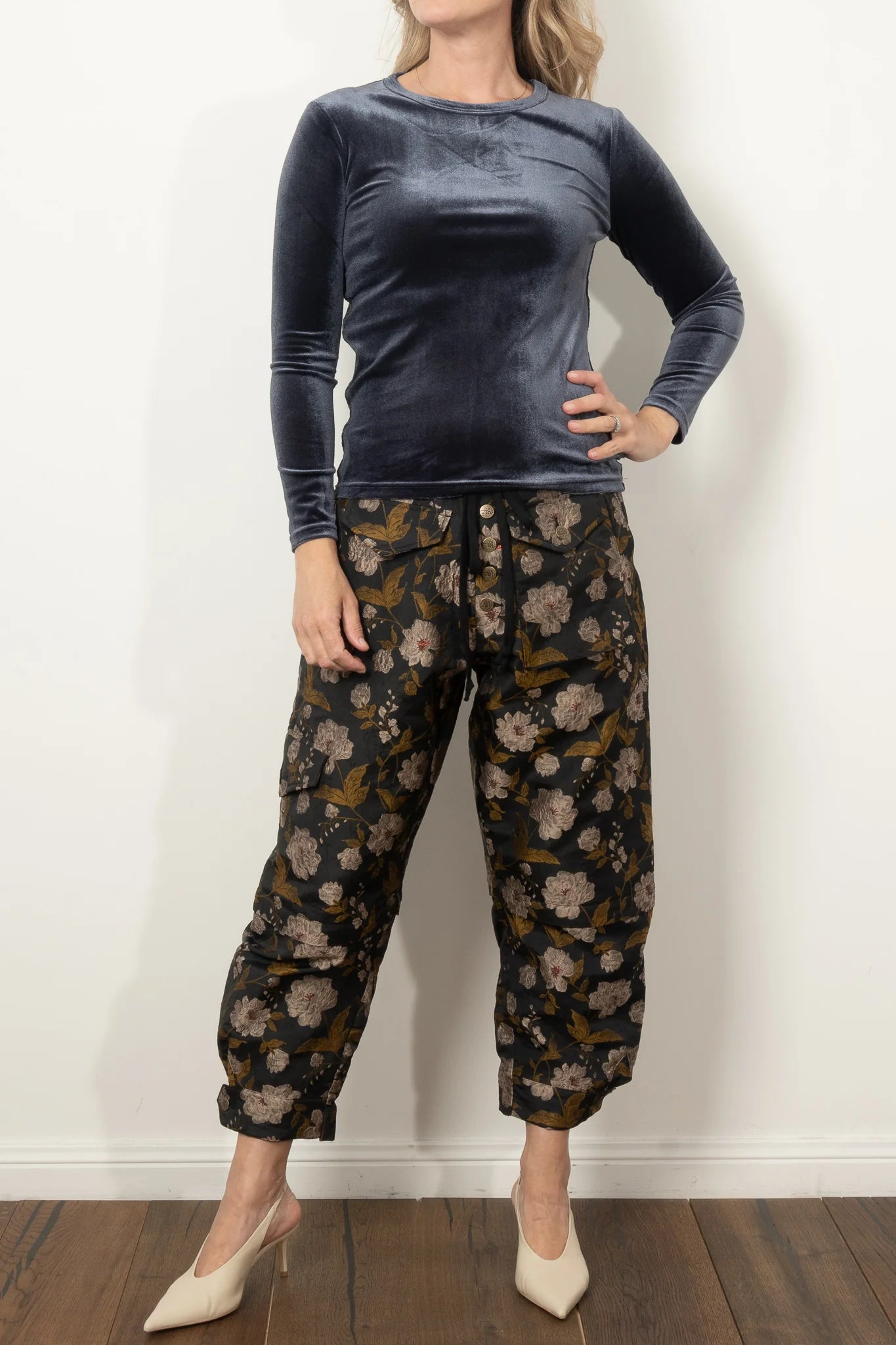 M.A. DAINTY Barre Top gunmetal