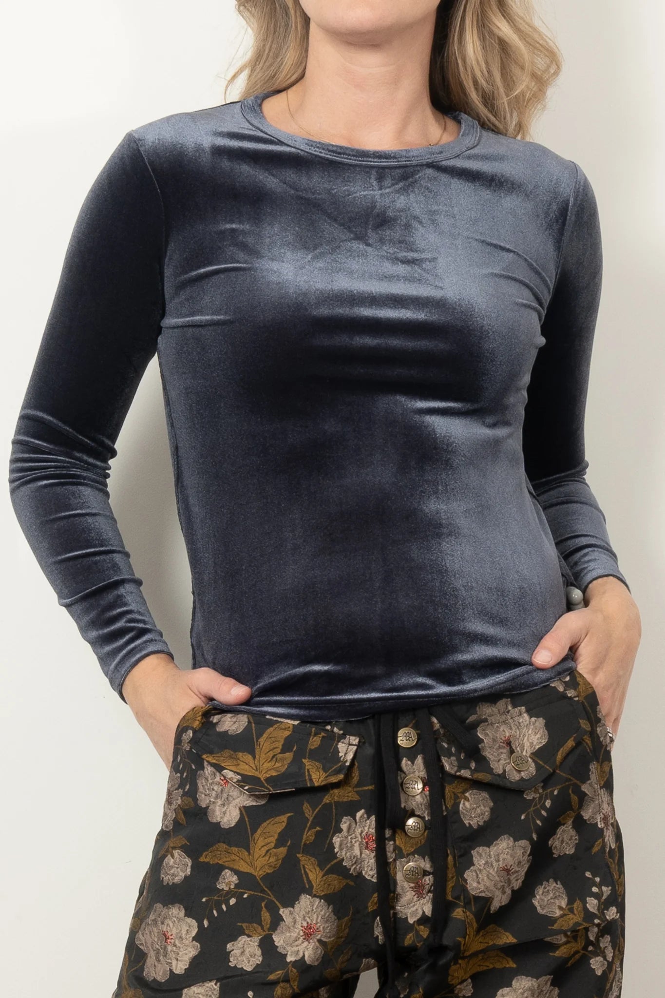 M.A. DAINTY Barre Top gunmetal