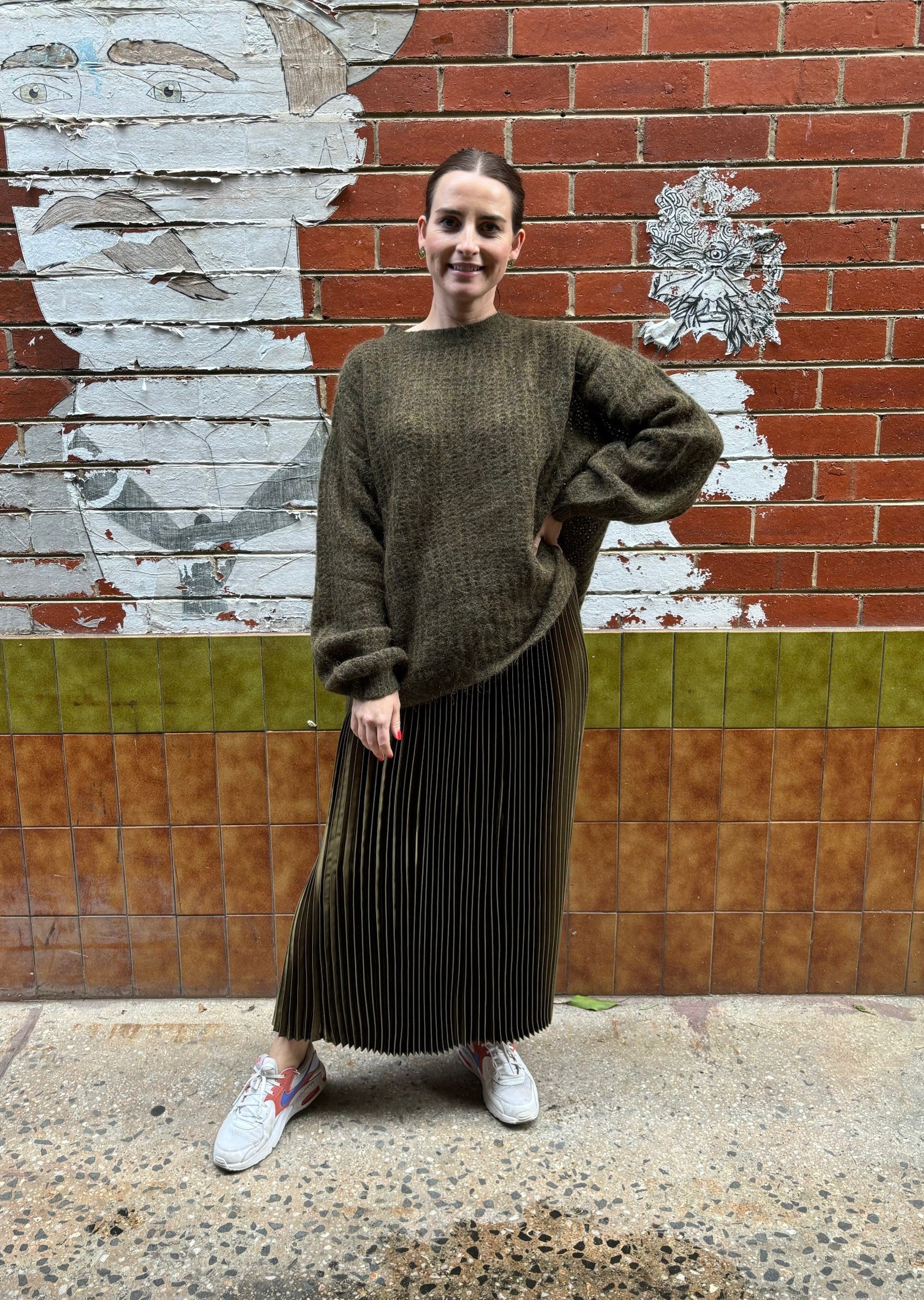 M.A DAINTY Extensions Skirt olive