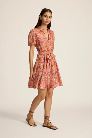 HANNAH ARTWEAR Gaia Mini Dress fernando coral