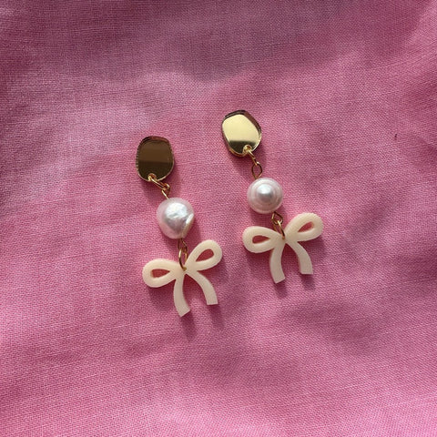 EMELDO DESIGN Beauty Bows gold cream pearl