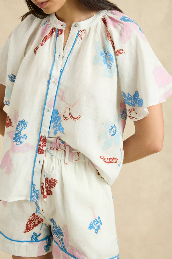 HANNAH ART WEAR Isla Blouse orchid vanilla