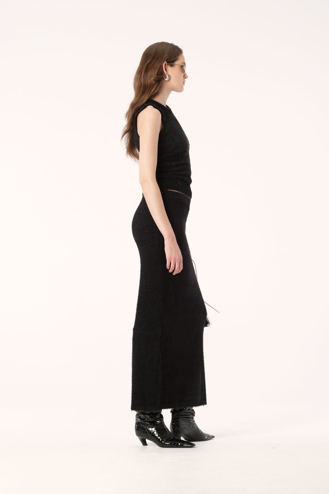 ELKA COLLECTIVE Harvie Skirt black lurex