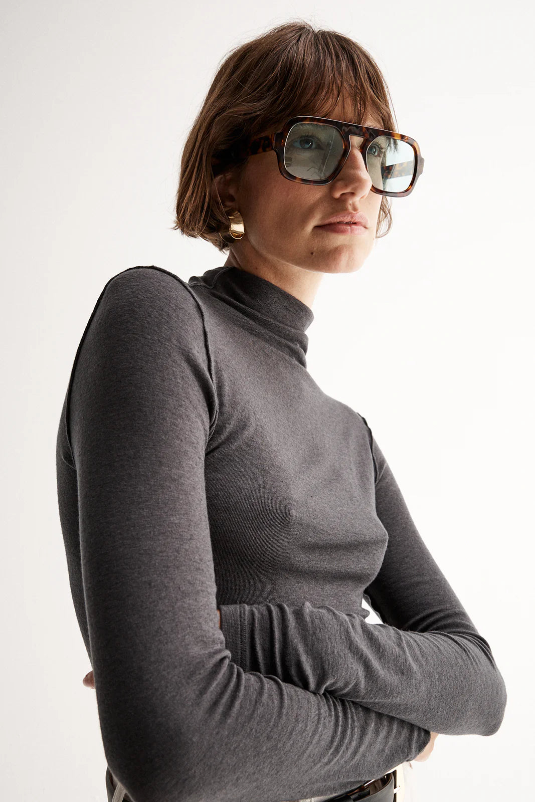 ELKA COLLECTIVE Coco LS Top charcoal