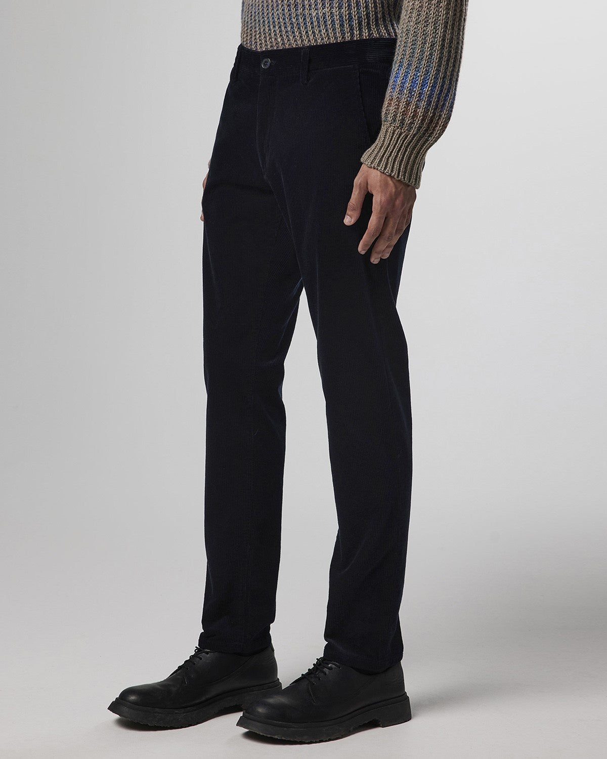 NN07 Karl Cord Trouser navy blue