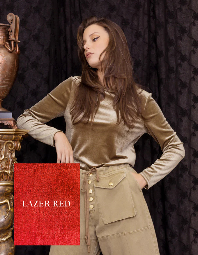 M.A. DIANTY Barre Top lazer red