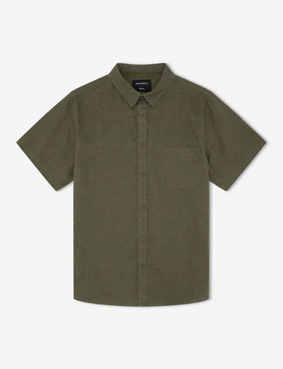 MR SIMPLE Linen Short Sleeve Fatigue