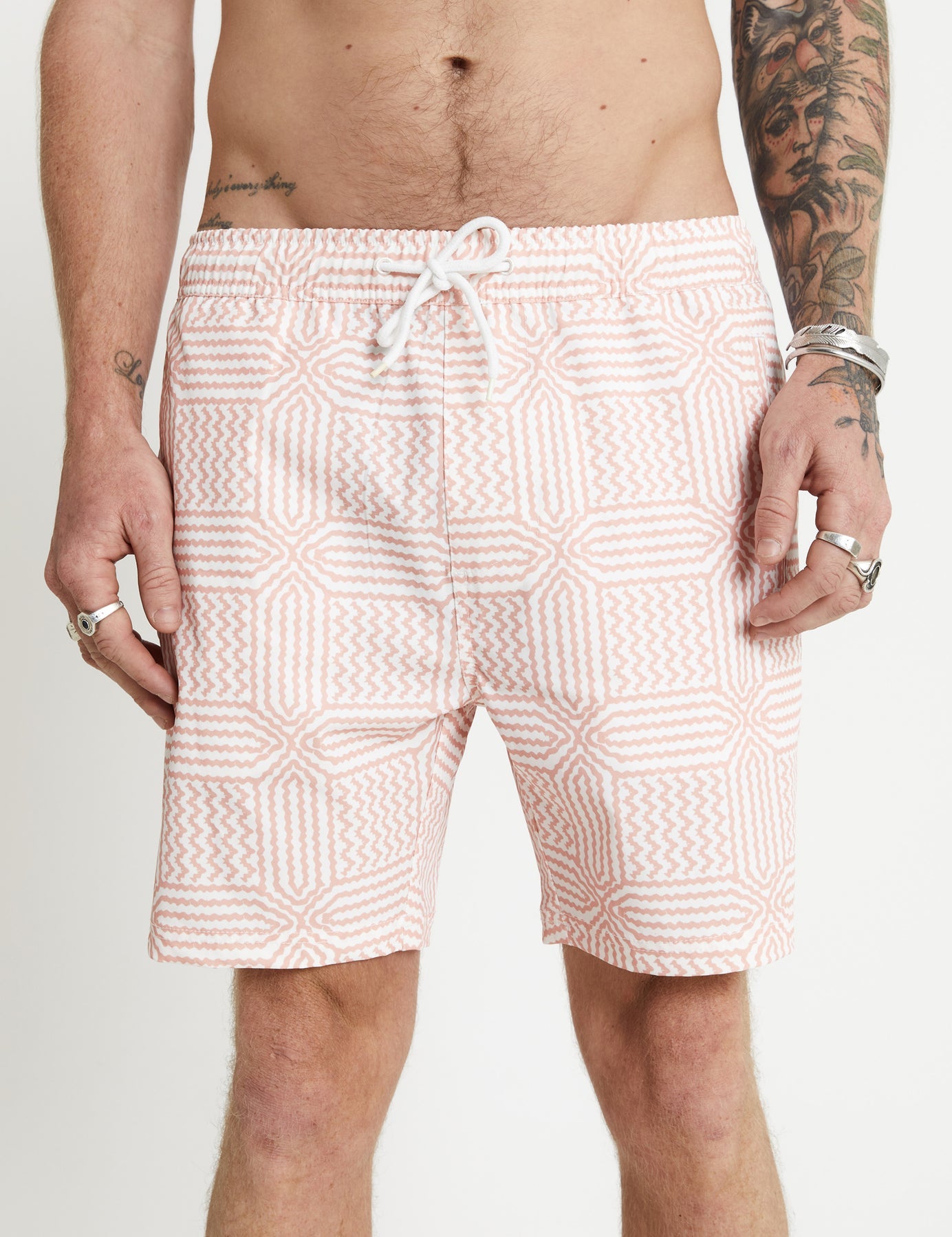 MR SIMPLE Swim Short casbah salmon