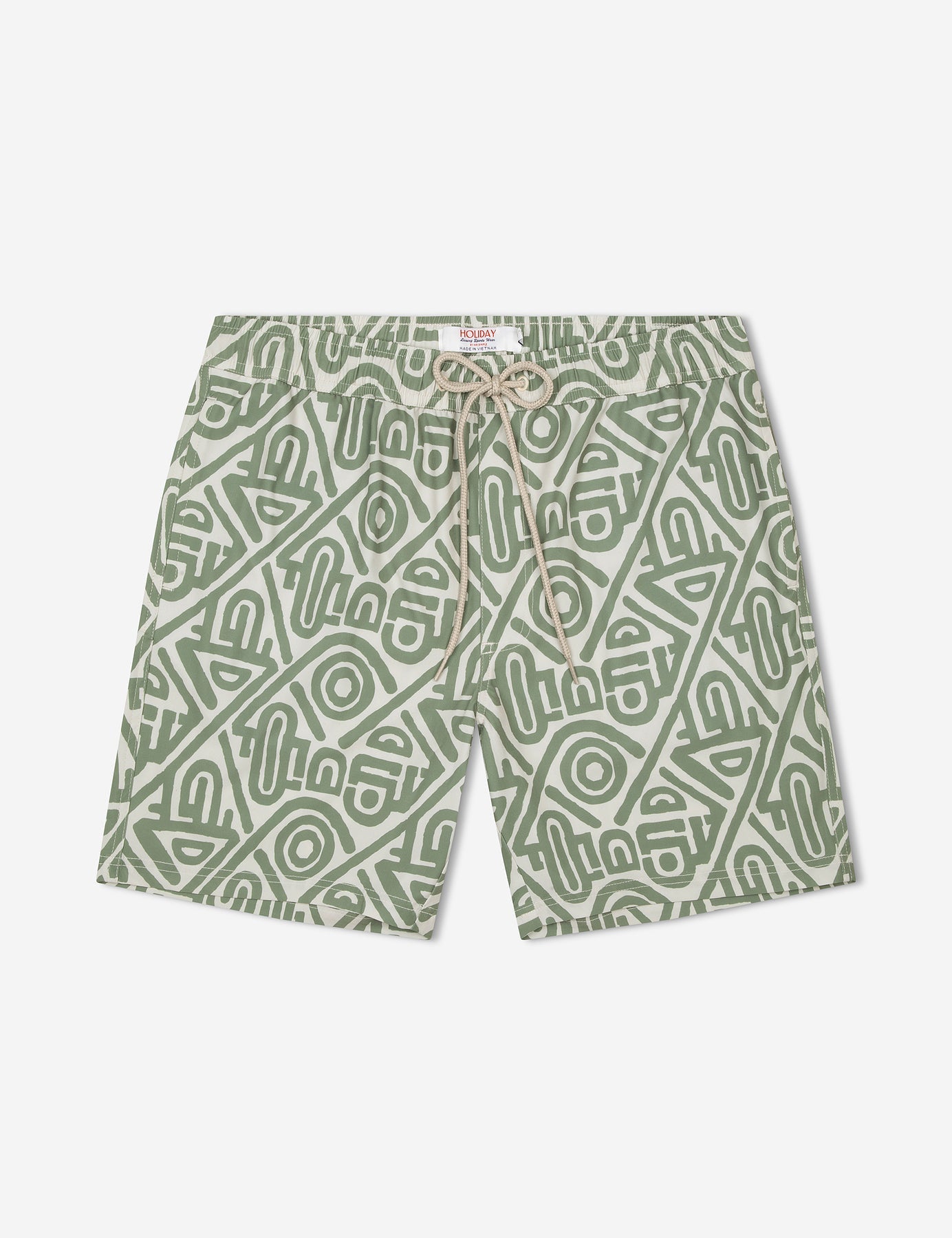 MR SIMPLE Modern Swim Short sage