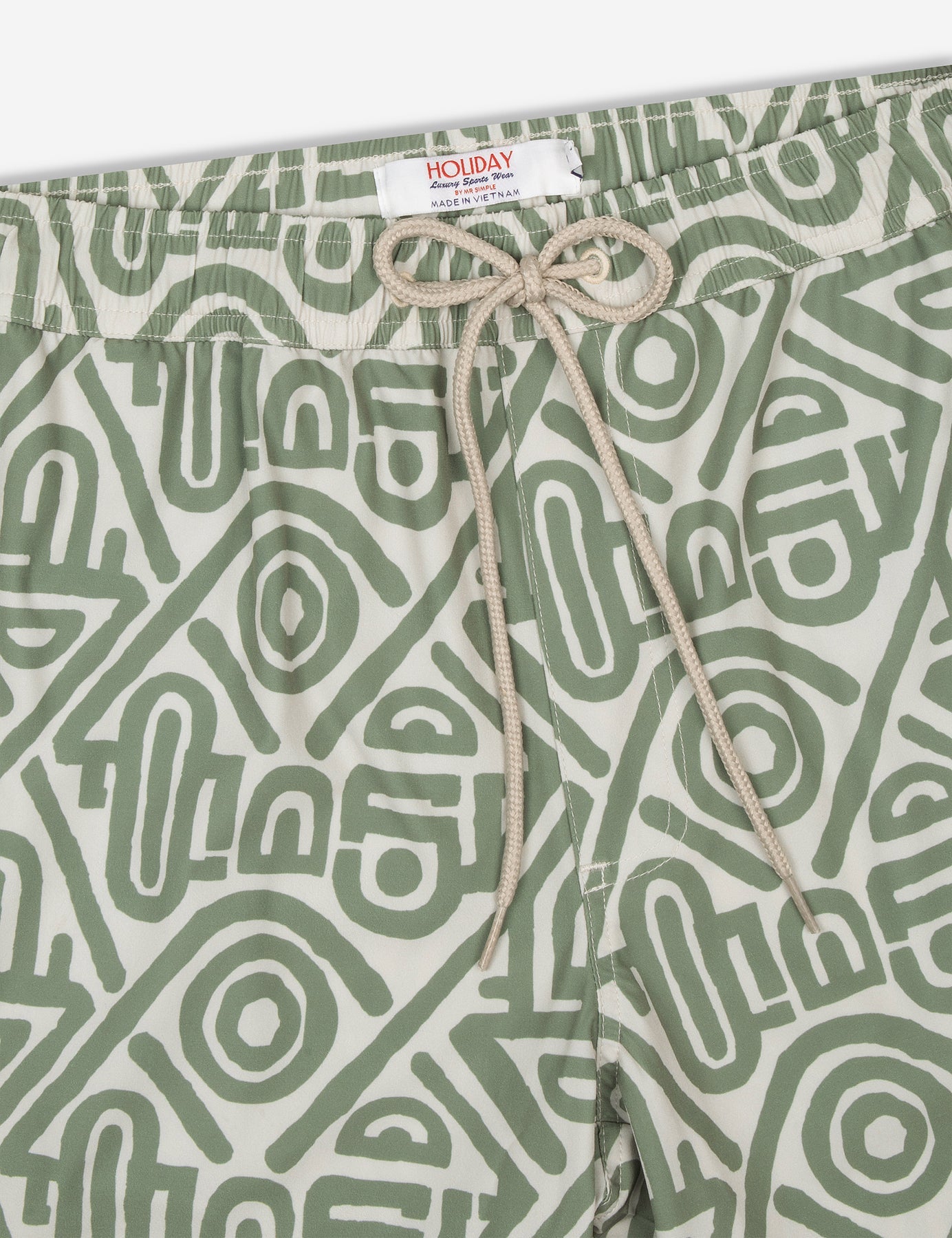 MR SIMPLE Modern Swim Short sage