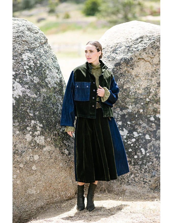 M.A. DAINTY Barnett Jacket moss