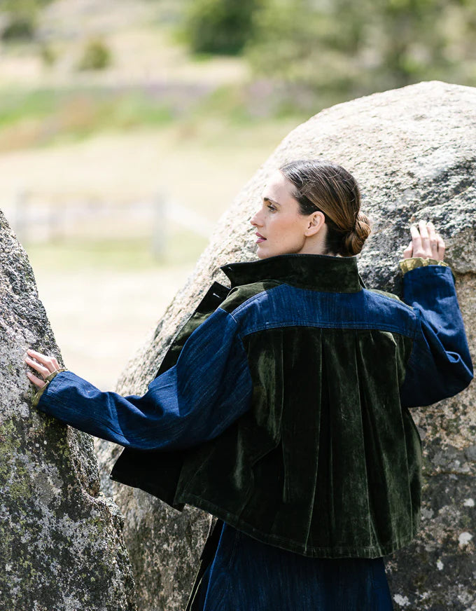 M.A. DAINTY Barnett Jacket moss