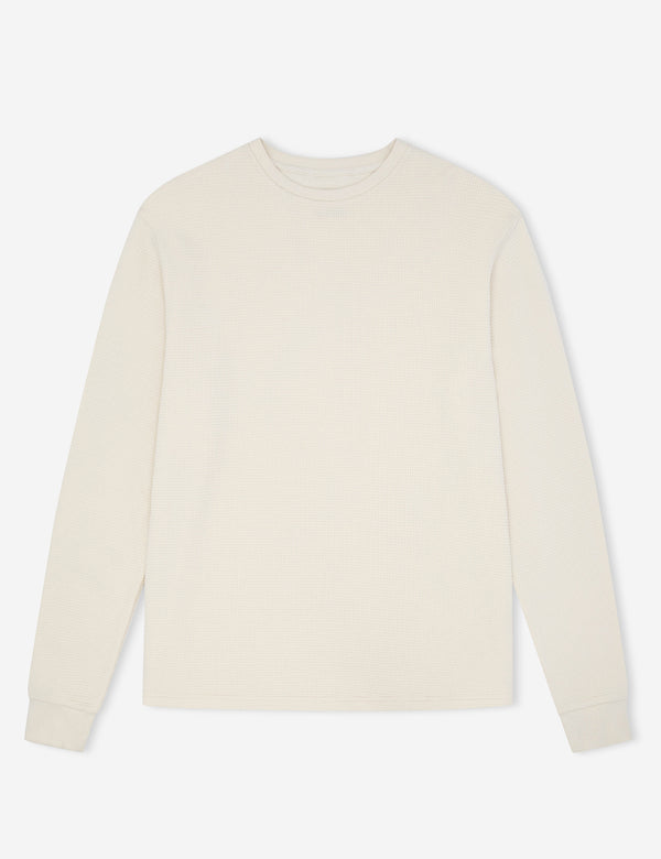 MR SIMPLE Smith LS Waffle vintage white