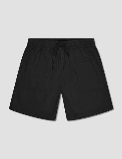 MR SIMPLE Burbank 2 Waffle Short black