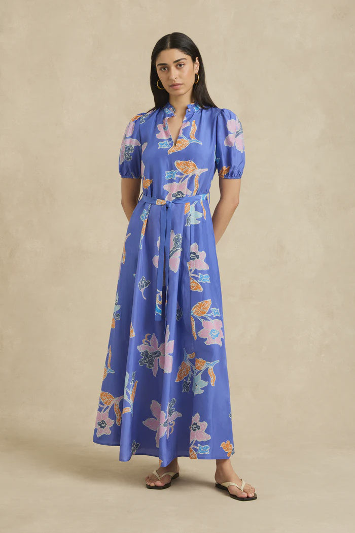 oceanus dress HANNAH ARTWEAR Oceanus Maxi Dress orchid cobalt