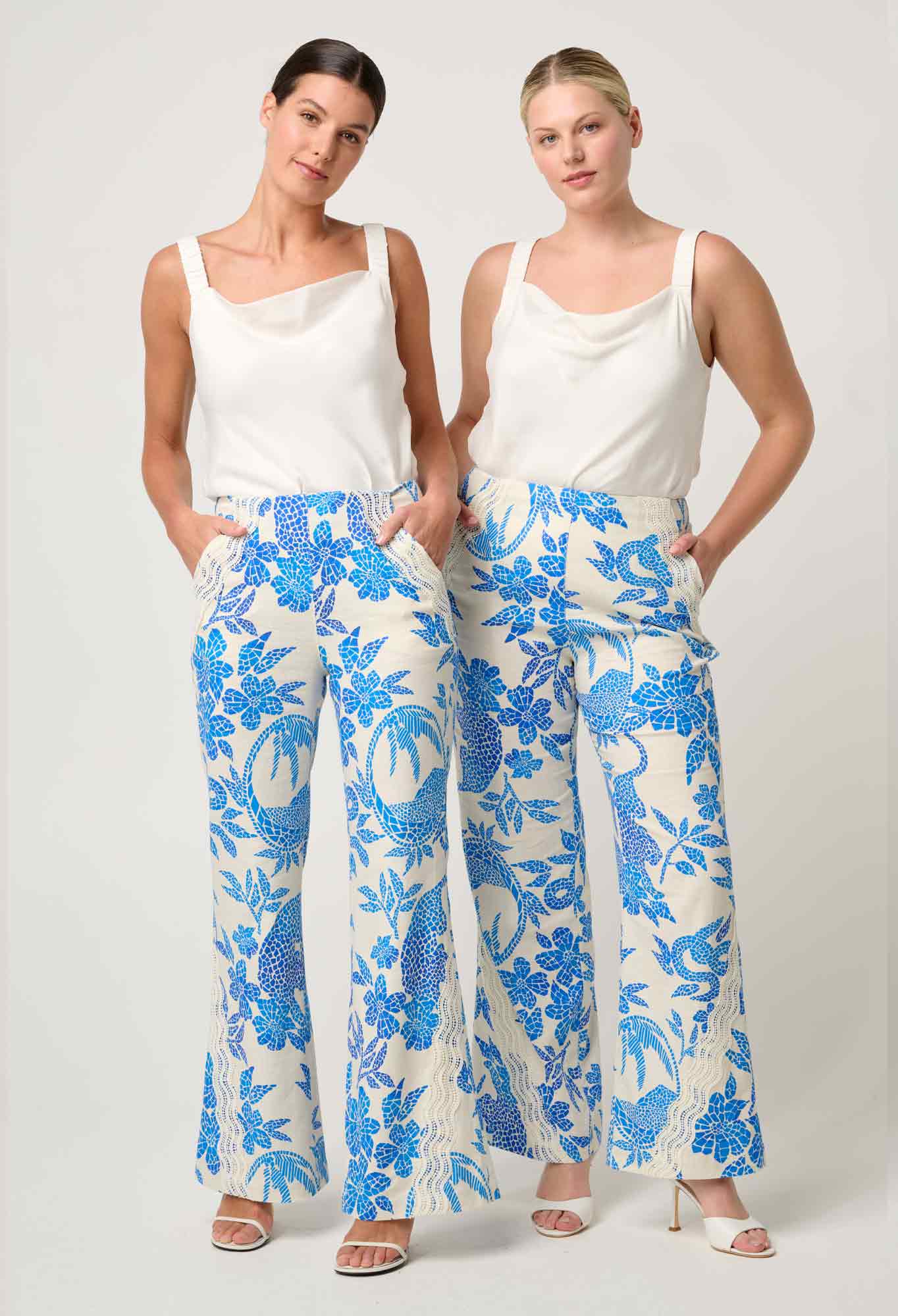 ONCE WAS Delray Reversible Cupro Cami ivory