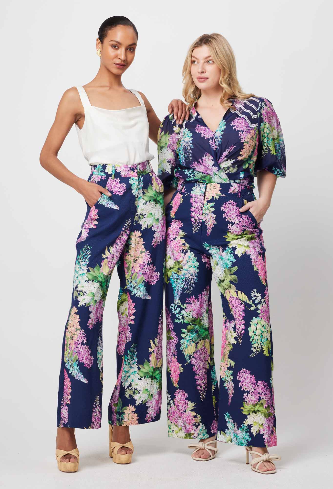 ONCE WAS Augustine Viscose Dobby Leg Pant