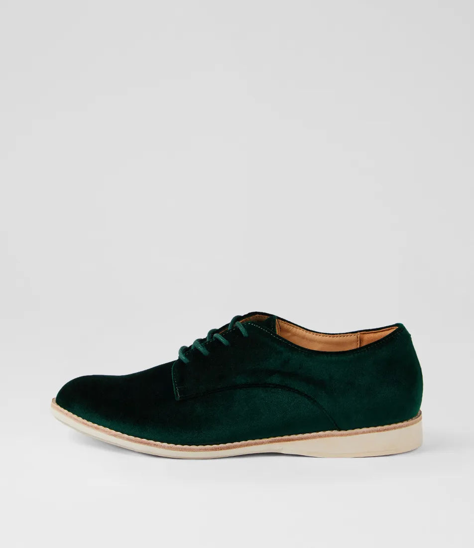 ROLLIE NATION Derby Emerald Velvet