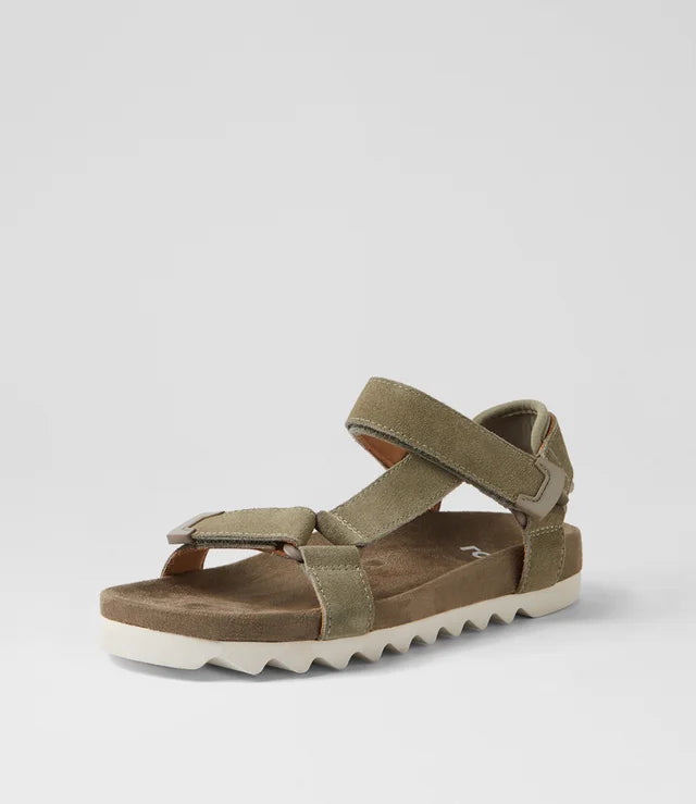 ROLLIE NATION Sandal Tooth Wedge sage/white