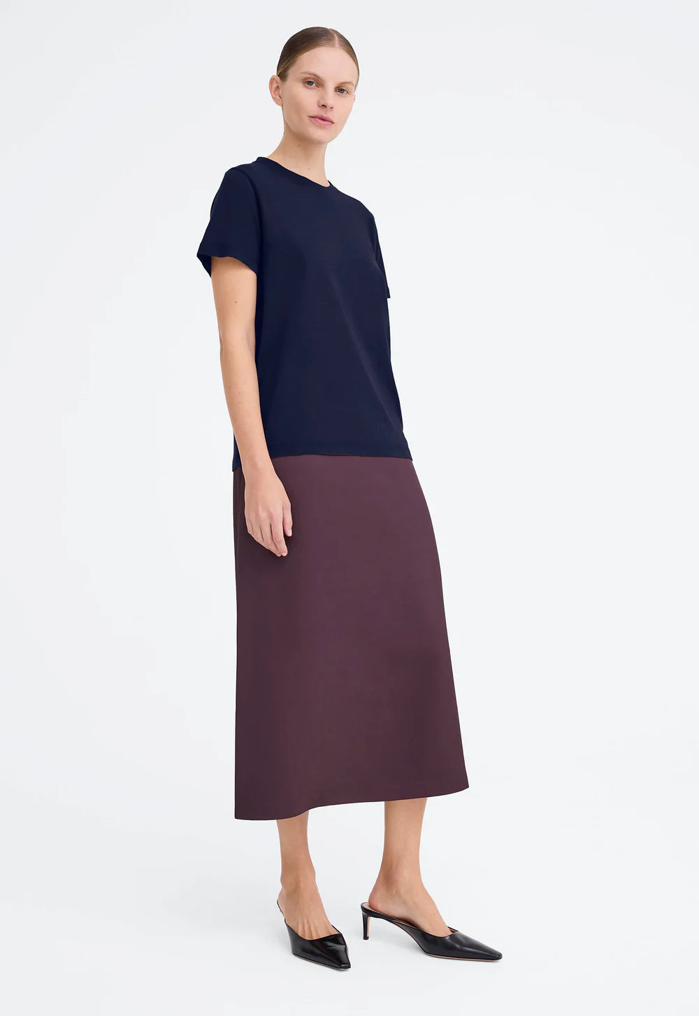 JAC + JACK Verte Tee darkest navy