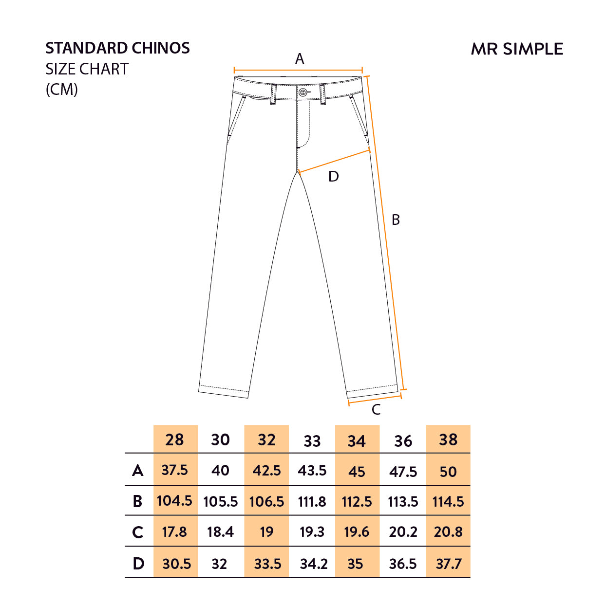 MR SIMPLE Wilson Standard Chino khaki
