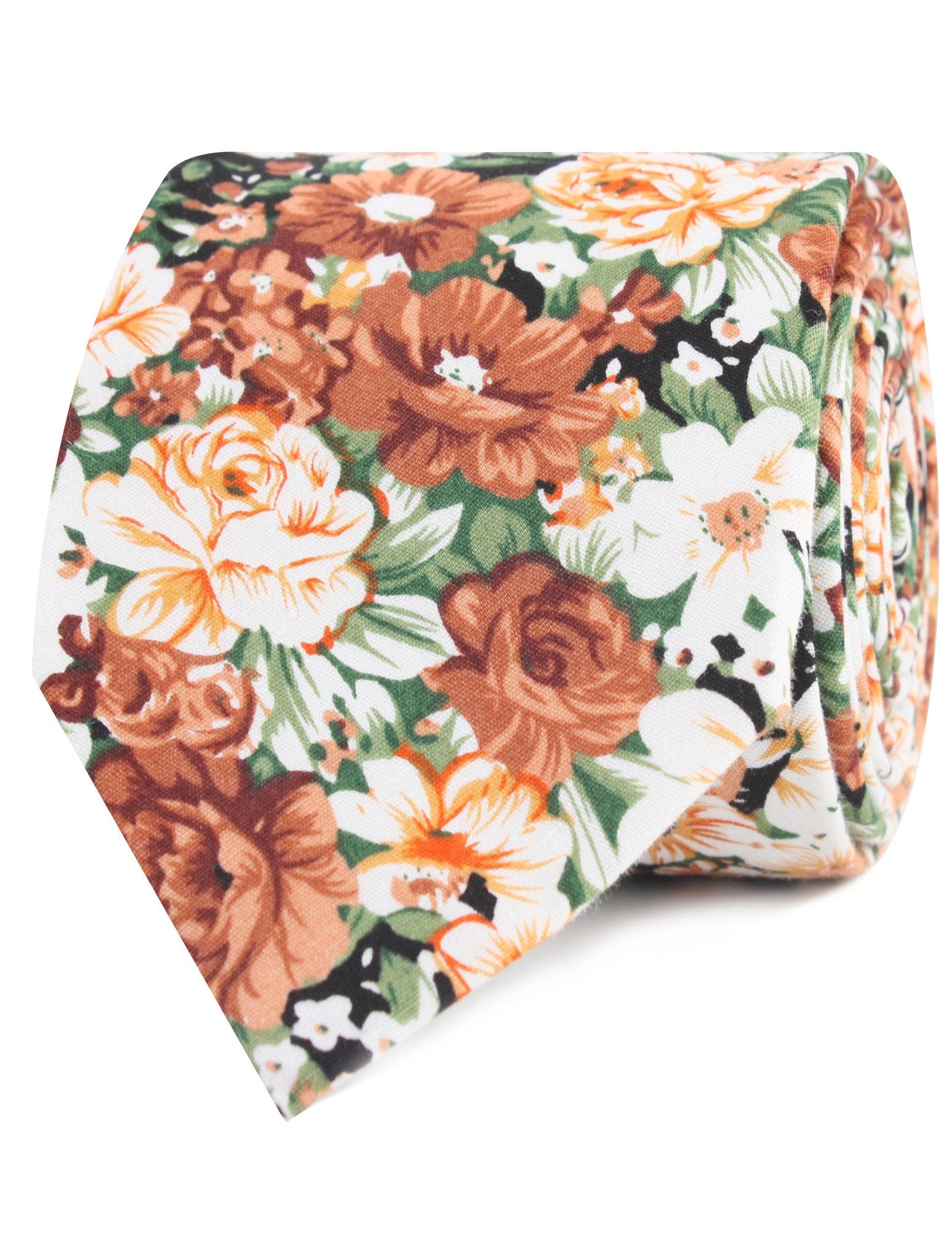 OTAA San Pietro orange floral tie set