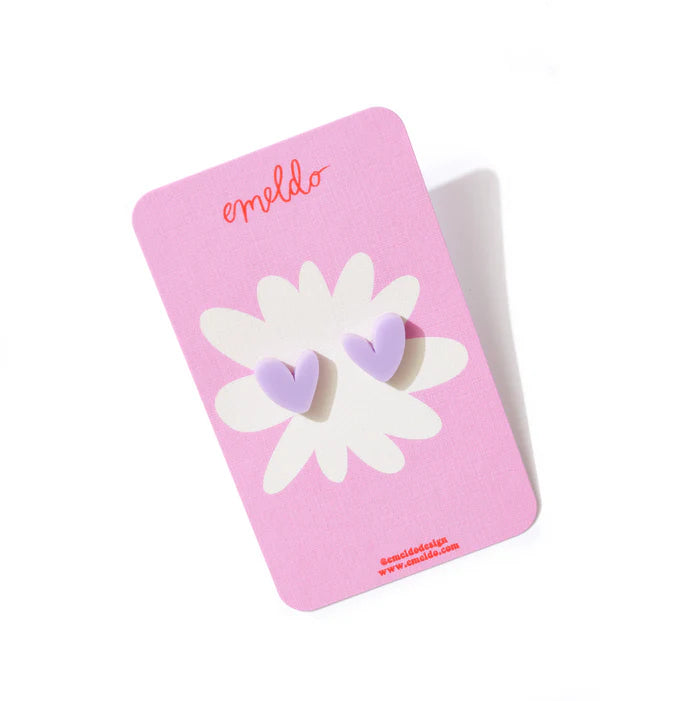 EMELDO DESIGN Heart Studs