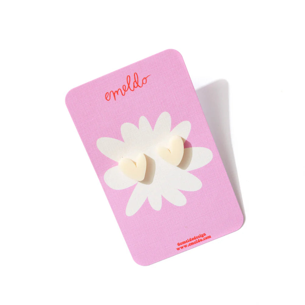 EMELDO DESIGN Heart Studs